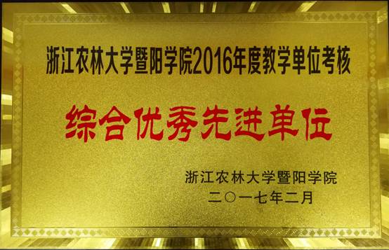 2016年度综合优秀先进单位